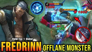 Offlane Monster!! Fredrinn Best Build Offlane!! - Build Top 1 Global Fredrinn ~ MLBB