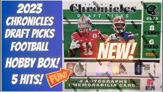 2023 Panini Chronicles Draft Picks Football 🏈 5 Hits Per Box! New Release 2023 Draft Class!!