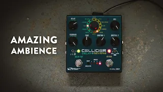 Source Audio Collider Stereo Delay/Reverb Pedal Demo