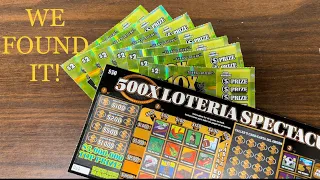 WE FINALLY FOUND IT! $50 500x Loteria | TEXAS LOTTERY SCRATCH OFF JACKPOT JOURNEY