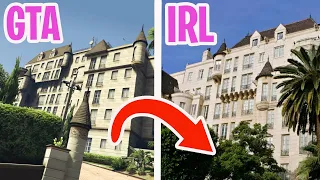 GTA 5: 10 Locations In Real Life - Los Santos VS Los Angeles | The Countdown