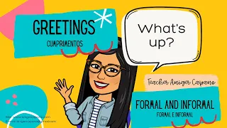 Greetings - Aprenda Cumprimentos em Inglês (Formal e Informal) - Inglês para Iniciantes