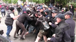 Violent Clashes as Gang Attacks Gay-Rights Rally in Ukraine