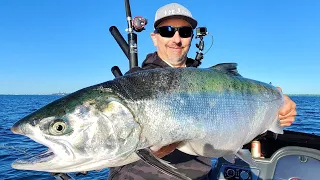 GREAT LAKES SMALL BOAT SALMON FISHING!!!