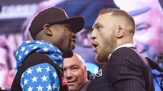 Conor McGregor Vs Floyd Mayweather 1st face-off