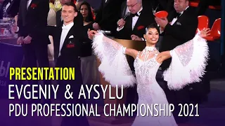 Waltz Presentatin = Professional Ballroom = Evgeniy Lekh & Aysylu Giniyatullina