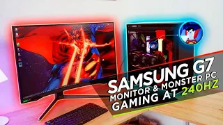 Samsung Odyssey G7 PC Gaming at 240Hz - First Look!!!