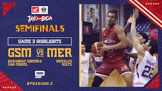 Highlights G3: Ginebra vs Meralco | PBA Philippine Cup 2020 Semifinals