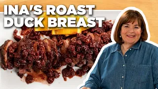 Ina Garten's Roast Duck Breast with Cherries and Port | Barefoot Contessa | Food Network