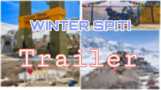 WINTER SPITI Trailer | Most adventurous Ride of my life | March 2022 | NS200 with pillion |