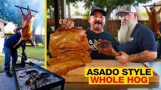 How to ROAST a WHOLE HOG on an ASADO SPINNING CROSS (Big Jav's BBQ Interview & Recipe)