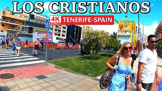 TENERIFE - LOS CRISTIANOS | Carnaval Begins & Downtown Walk 🌞 4K Walk ● March 2024