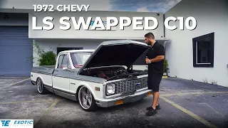 1972 Chevrolet C10 Supercharged LS Restomod Walkaround Video