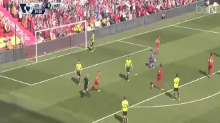 Joe Allen AMAZING GOAL LIVERPOOL 1-0 WATFORD !!