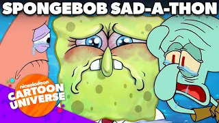 15 Minutes of SpongeBob's Saddest Moments 😭 | Nickelodeon Cartoon Universe