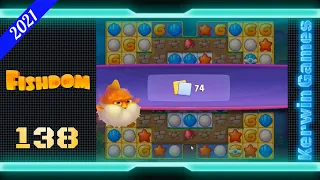 Fishdom Level 138 - Super Hard Level - No Boosters - 13 moves (2021)