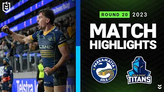 NRL 2023 | Eels v Titans | Match Highlights