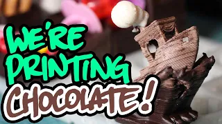 3D Printing a CHOCOLATE GRIDFINITY of LOVE!!