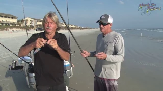 How to set up rig for surf fishing