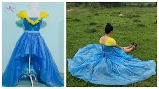 Disney Princess Dress out of Plastic DIY | Ti Mui