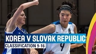 Korea v Slovak Republic - Classification 9-16 - 2014 FIBA U17 World Championship for women