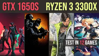 Ryzen 3 3300X | GTX 1650 super test in 12 games | 1080p