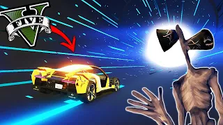 DESAFIO na MEGA RAMPA com CARROS no GTA 5 ! Siren Head