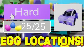 HOW TO GET ALL 25 HARD EGG LOCATIONS in BROOKHAVEN RP! EASTER EGG HUNT 2024!