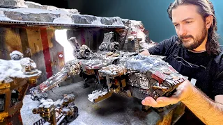 We turned this Warhammer 40k Stormbird into SPACE BEAR TERRAIN!!...