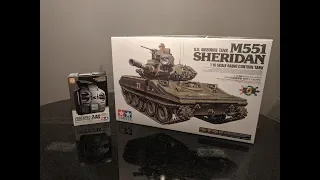 Tamiya 1/16 RC Full Option M551 Sheridan #56043 Build Video Part 6