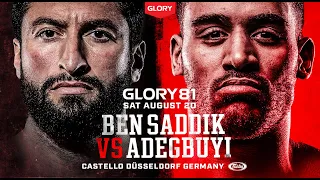 GLORY 81: Ben Saddik vs. Adegbuyi 2 - Announcement Trailer