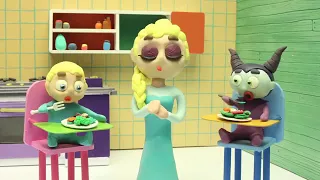 Historia de plastilina-princesas, Elsa y mas