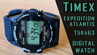 Timex Expedition Atlantis T5K463 digital vintage watch review #timex #digitalwatch #gedmislaguna