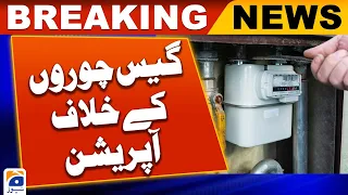 Operation against gas thieves | Geo News