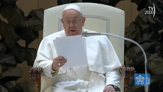 Papa Francesco, Udienza Generale 24 gennaio 2024