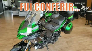 FUI CONFERIR NA KAWASAKI A GRAND TOURER VERSYS 1000 COM SUPER DESCONTO, APROVEITE!