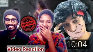 Try not to cringe 🤣😬|jk Tamil video Reaction|Tamil couple reaction|@abiraje