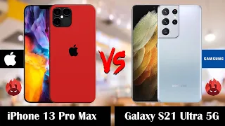 iPhone 13 Pro Max Vs Samsung Galaxy S21 Ultra 5G | iPhone Vs Samsung Comparison