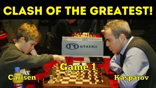 Patayo tayo lang!13 yrs old Magnus vs World no.1! Clash Of The Greatest! Carlsen vs Kasparov #1