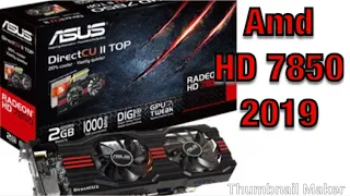 CHEAP GPU HD 7850 TESTING 3 GAMES 2019