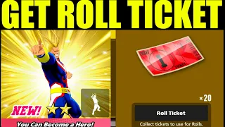 How to get "roll tickets" in my hero ultra rumble (free)