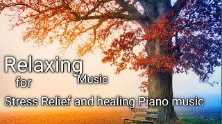 Beautiful piano relaxing melody music for stress Relief|Natural water falls and  Birds chirping