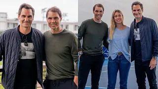 Nadal Hosted Federer in His Home and Met Him with His Family, Showing that They are True Friends