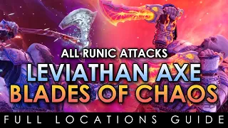 All Leviathan Axe & Blades Of Chaos Runic Attacks Locations - Full Guide - God Of War: Ragnarok
