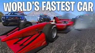 Trolling Cops with World's Fastest Car in GTA 5 RP