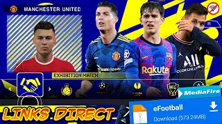 🆕 eFOOTBALL PES 2022 PPSSPP ENGLISH VERSION LATEST TRANSFERS UPDATE PS5 CAMERA NEW FACES GRAPHIC HD