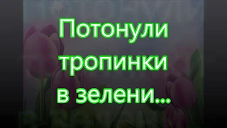 Потонули тропинки в зелени/// Бальжик /// на Пасху