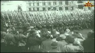 25 мая 1919г. Первый парад РККА на Красной площади.