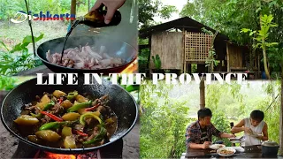 GARDENING | PLANTING SOME VEGETABLES | COOKING CHICKEN FEET ADOBO SA GATA W/ PAPAYA | EPISODE 97