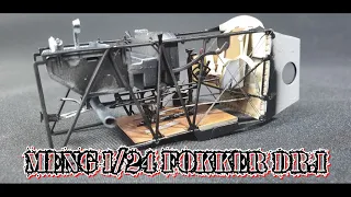 Meng Model 1/24 Fokker Dr.I Cockpit part I